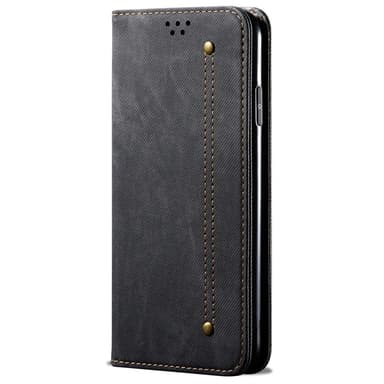SKALO Samsung A26 5G Jeans Lompakkokotelo - Musta