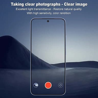 IMAK Xiaomi 15 Karkaistu lasi kamerasuoja - Musta