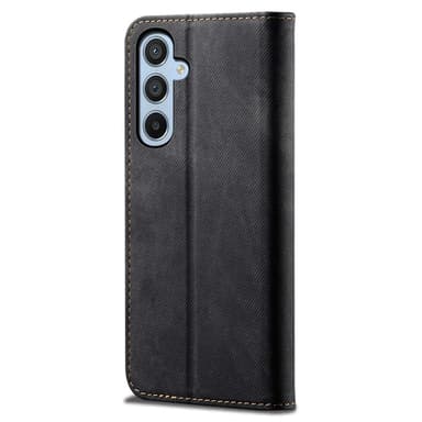 SKALO Samsung A26 5G Jeans Lompakkokotelo - Musta