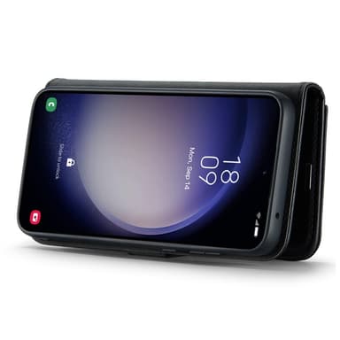 DG MING Samsung A56 5G 2-in-1 Magneetti Lompakkokotelo - Musta