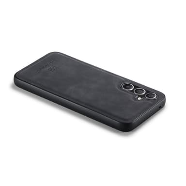 DG MING Samsung A56 5G Premium PU-nahka Hybrid Suojakuori - Musta