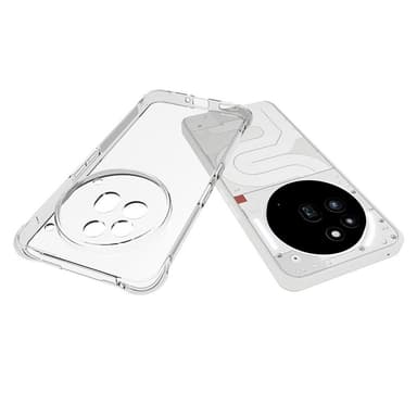 SKALO Nothing Phone (3a) Pro 5G Extra strong TPU Suojakuori - Läpinäkyvä