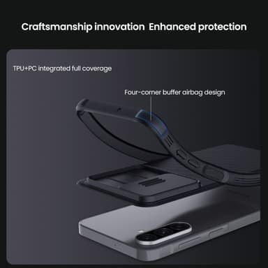NILLKIN Samsung A26 5G CamShield Pro Series Suojakuori - Musta