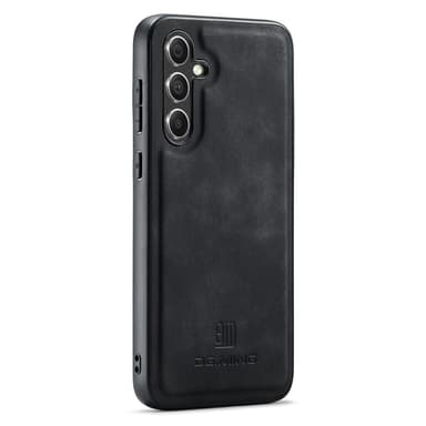 DG MING Samsung A56 5G Premium PU-nahka Hybrid Suojakuori - Musta