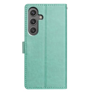 SKALO Samsung A26 5G PU-nahka Lompakkokotelo - Turkoosi