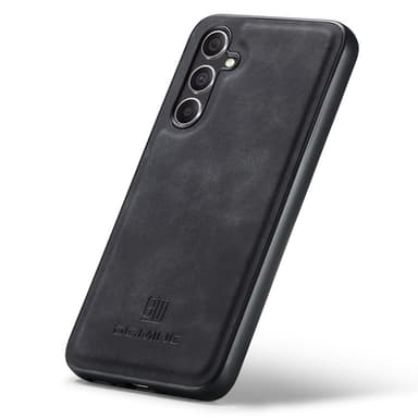 DG MING Samsung A56 5G Premium PU-nahka Hybrid Suojakuori - Musta
