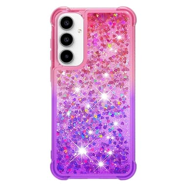 SKALO Samsung A36 5G Hiekka Glitteri Suojakuori - Pinkki-Violetti