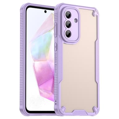 SKALO Samsung A56 5G Armor Hybrid Frosted Suojakuori - Violetti
