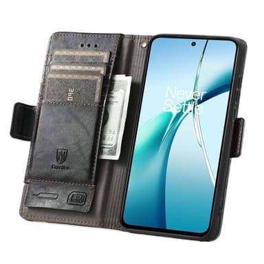 SKALO Nothing Phone (3a) 5G CASENEO 002 Premium Lompakkokotelo - Musta