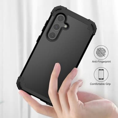 SKALO Samsung A26 5G Armor L-Style Suojakuori - Musta