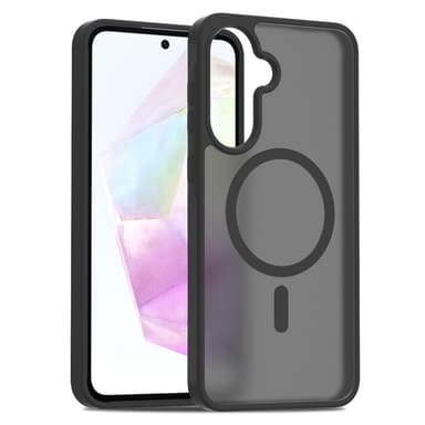 SKALO Samsung A36 5G Skin-touch Hybrid Suojakuori - Musta