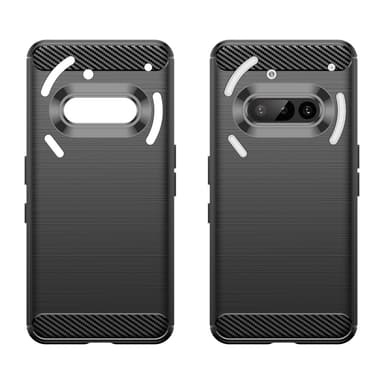 SKALO Nothing Phone (3a) 5G Armor Carbon Suojakuori - Musta