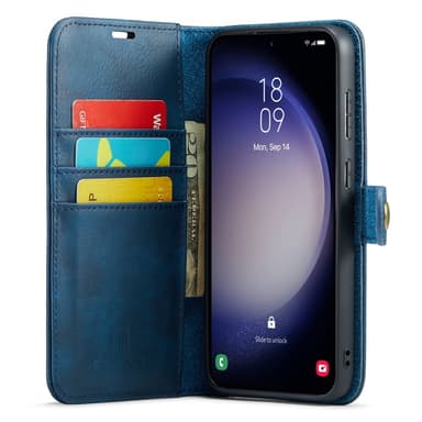 DG MING Samsung A36 5G 2-in-1 Magneetti Lompakkokotelo - Sininen