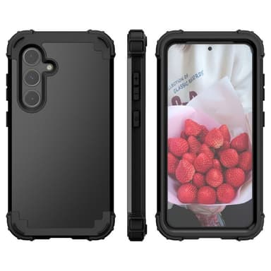 SKALO Samsung A26 5G Armor L-Style Suojakuori - Musta