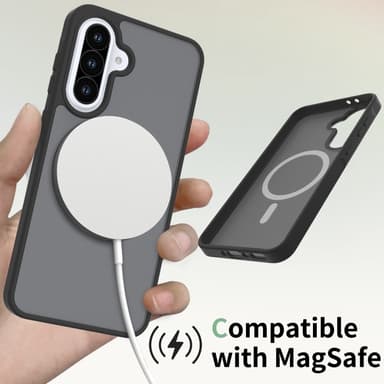 SKALO Samsung A36 5G Skin-touch Hybrid Suojakuori - Musta