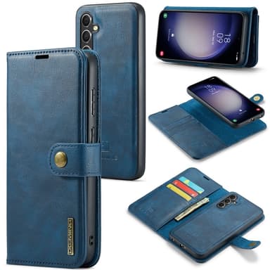 DG MING Samsung A36 5G 2-in-1 Magneetti Lompakkokotelo - Sininen