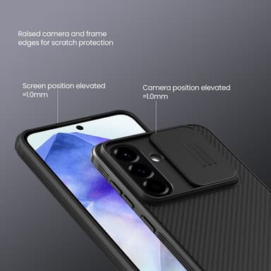 NILLKIN Samsung A56 5G CamShield Pro Series Suojakuori - Musta
