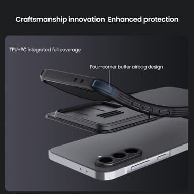 NILLKIN Samsung A56 5G CamShield Pro Series Suojakuori - Musta