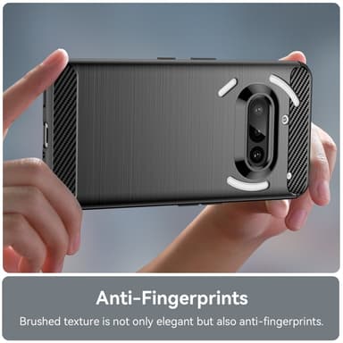 SKALO Nothing Phone (3a) 5G Armor Carbon Suojakuori - Musta