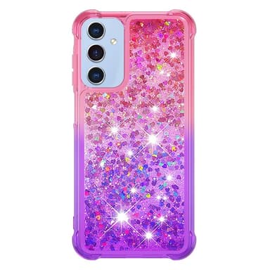SKALO Samsung A26 5G Hiekka Glitteri Suojakuori - Pinkki-Violetti
