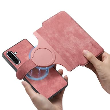 SKALO Samsung A36 5G CASENEO MW-03 Lompakkokotelo - Pinkki