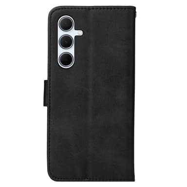SKALO Samsung A36 5G PU-nahka Lompakkokotelo - Musta