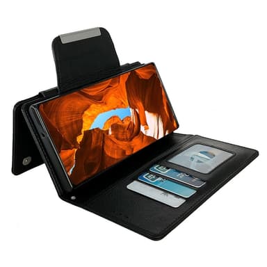 SKALO Samsung A36 5G 2-in-1 Magneettinen Irrotettava Lompakkokotelo - Musta