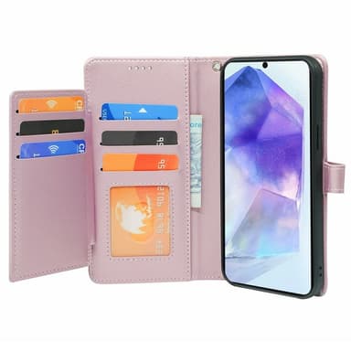 SKALO Samsung A36 5G 9-LOKERIKKOA Lompakkokotelo - Ruusukulta