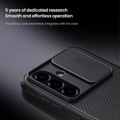 NILLKIN Samsung A56 5G CamShield Pro Series Suojakuori - Musta