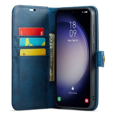 DG MING Samsung A56 5G 2-in-1 Magneetti Lompakkokotelo - Sininen