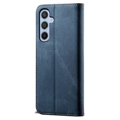 SKALO Samsung A26 5G Jeans Lompakkokotelo - Sininen