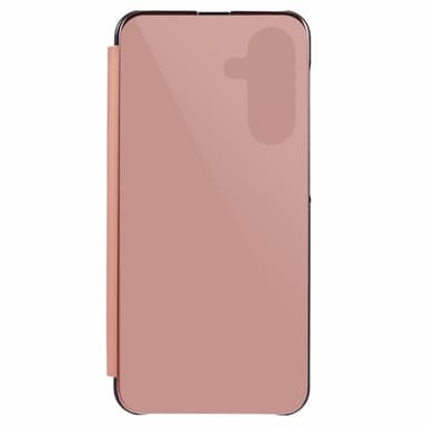 SKALO Samsung A36 5G Clear View Lompakkokotelo - Ruusukulta