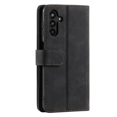 SKALO Samsung A36 5G Big Wallet 9-Korttitasku Lompakkokotelo - Musta