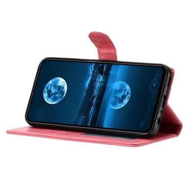 SKALO Samsung A26 5G PU-nahka Lompakkokotelo - Pinkki