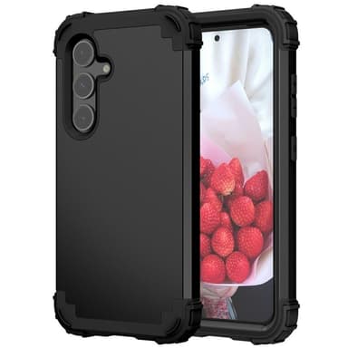 SKALO Samsung A56 5G Armor L-Style Suojakuori - Musta