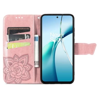 SKALO Nothing Phone (3a) 5G Mandala Butterfly Lompakkokotelo - Ruusukulta