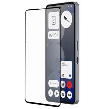 SKALO Nothing Phone (3a) 5G Kokonaisvaltainen näytönsuoja karkaistua lasia - Musta