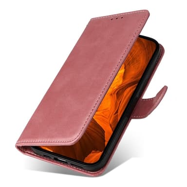 SKALO Motorola Moto G15 Power PU-nahka Lompakkokotelo - Pinkki