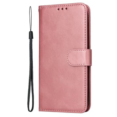 SKALO Motorola Moto G15 Power PU-nahka Lompakkokotelo - Pinkki