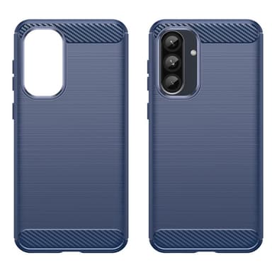 SKALO Samsung A56 5G Armor Carbon Suojakuori - Sininen