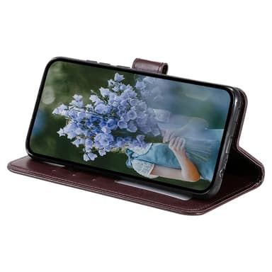 SKALO Samsung A36 5G Mandala Lompakkokotelo - Ruskea