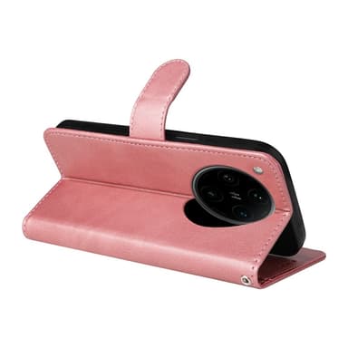 SKALO Motorola Moto G15 Power PU-nahka Lompakkokotelo - Pinkki