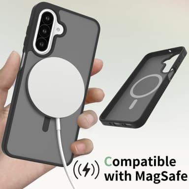 SKALO Samsung A26 5G Skin-touch Hybrid Suojakuori - Musta