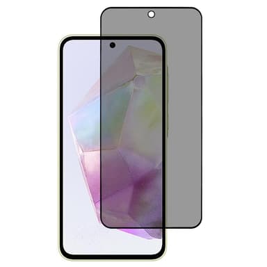SKALO Samsung A56 5G Privacy Skärmskydd Härdat Glas - Musta