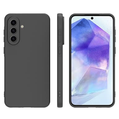 SKALO Samsung A26 5G Mattamusta Ultraohut TPU Suojakuori - Musta