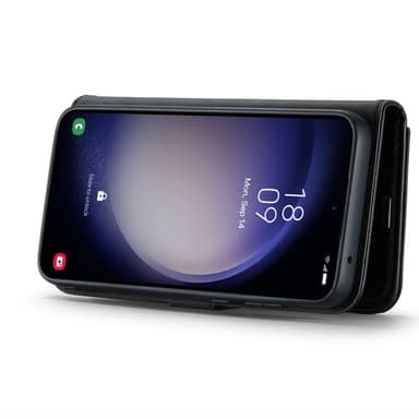DG MING Samsung A36 5G 2-in-1 Magneetti Lompakkokotelo - Musta