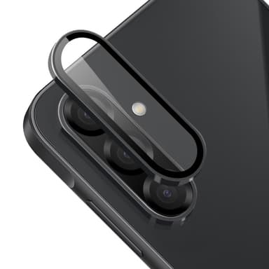 SKALO Samsung A36 5G ENKAY Kamerasuoja Metallirengas - Musta