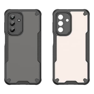 SKALO Samsung A26 5G Armor Hybrid Frosted Suojakuori - Musta