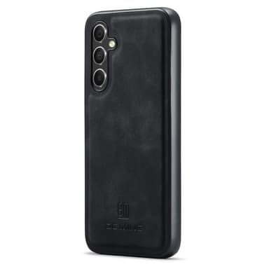 DG MING Samsung A36 5G Premium PU-nahka Hybrid Suojakuori - Musta