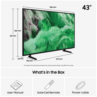 Samsung 43” Q7F3 4K QLED älytelevisio (2025)
